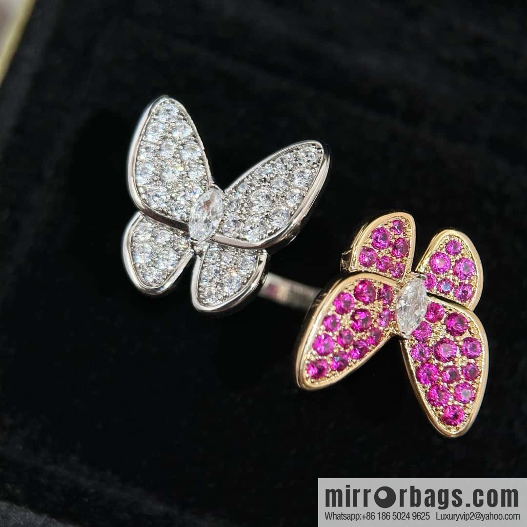 ❗️New ❗️ ☀️ Original ☀️ Van Cleef & Arpels Two Butterfly Ring ☀