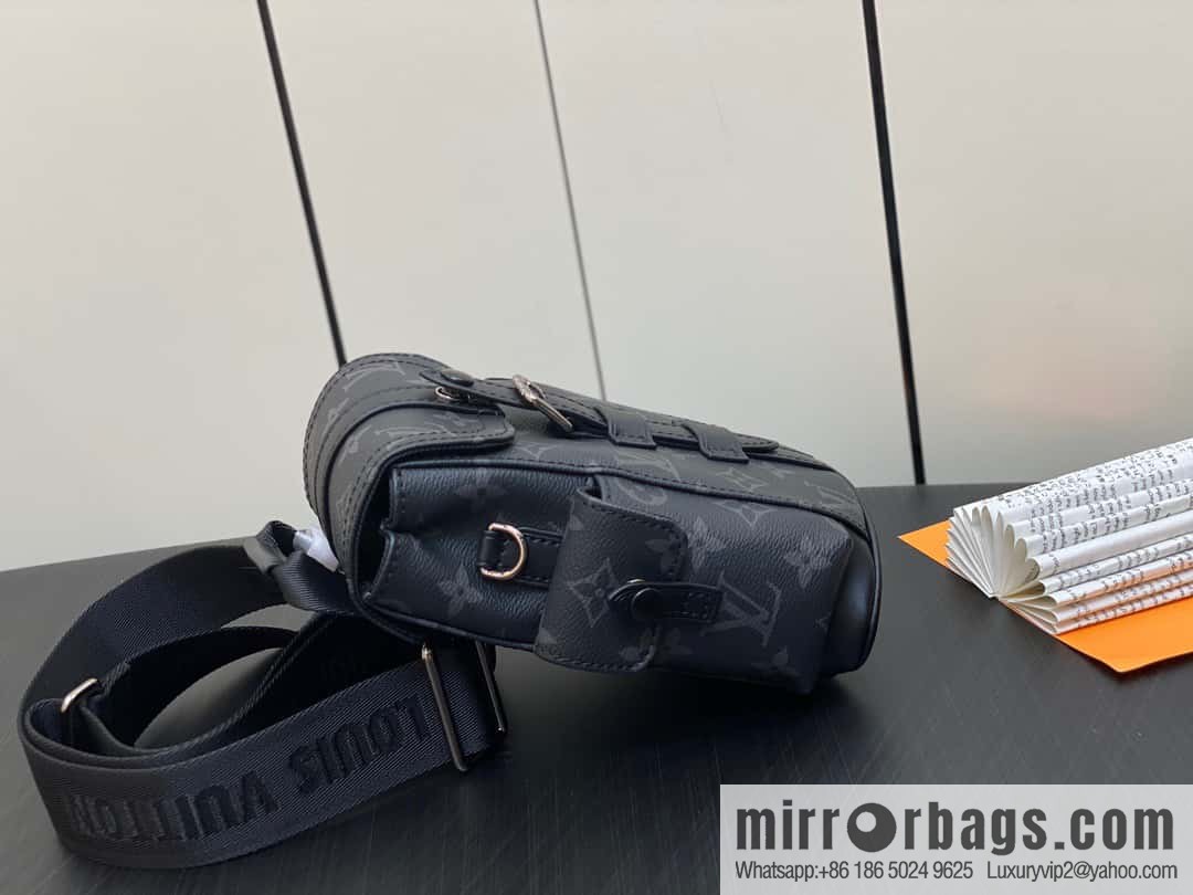 [Boutique‑grade] M82769 black flower, men's bag mini backpack series, new NANO CHRISTOPHER handbag in autumn and winter