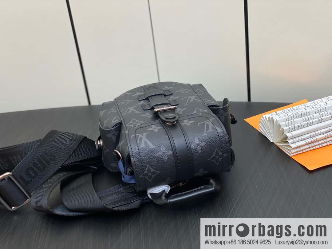 [Boutique‑grade] M82769 black flower, men's bag mini backpack series, new NANO CHRISTOPHER handbag in autumn and winter