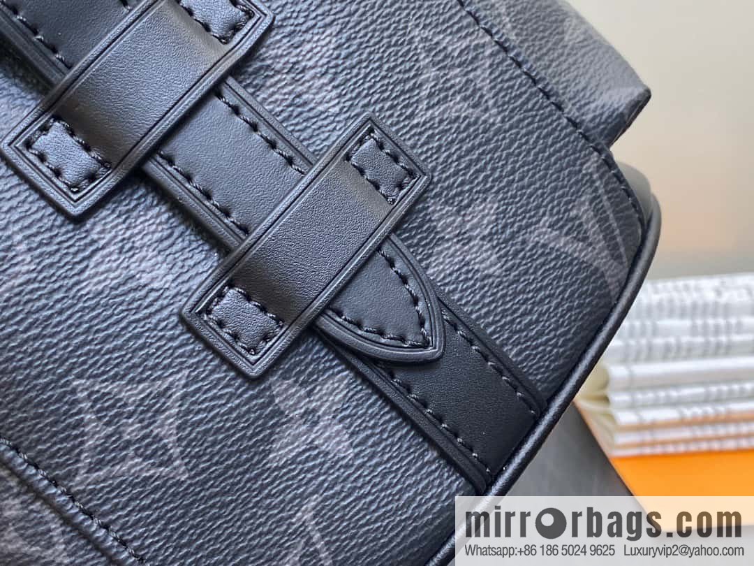 [Boutique‑grade] M82769 black flower, men's bag mini backpack series, new NANO CHRISTOPHER handbag in autumn and winter