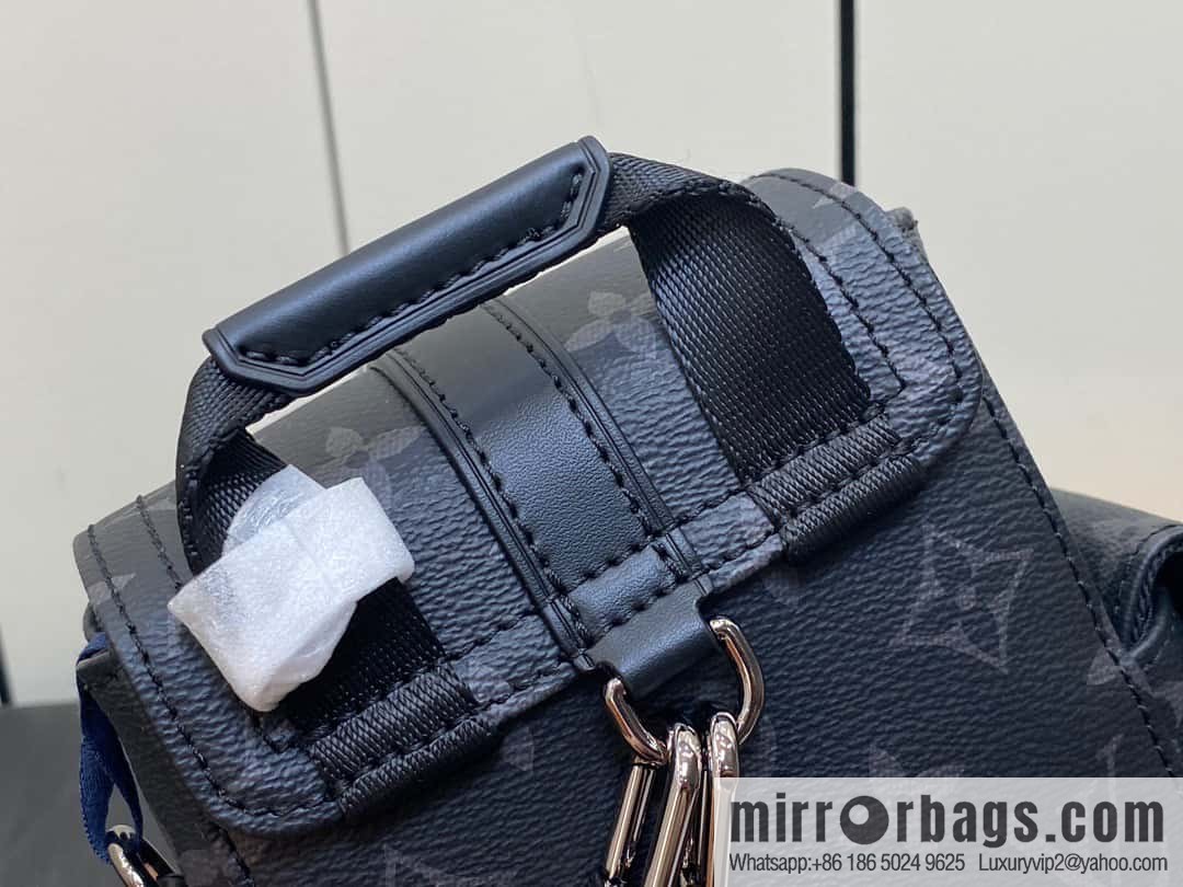 [Boutique‑grade] M82769 black flower, men's bag mini backpack series, new NANO CHRISTOPHER handbag in autumn and winter