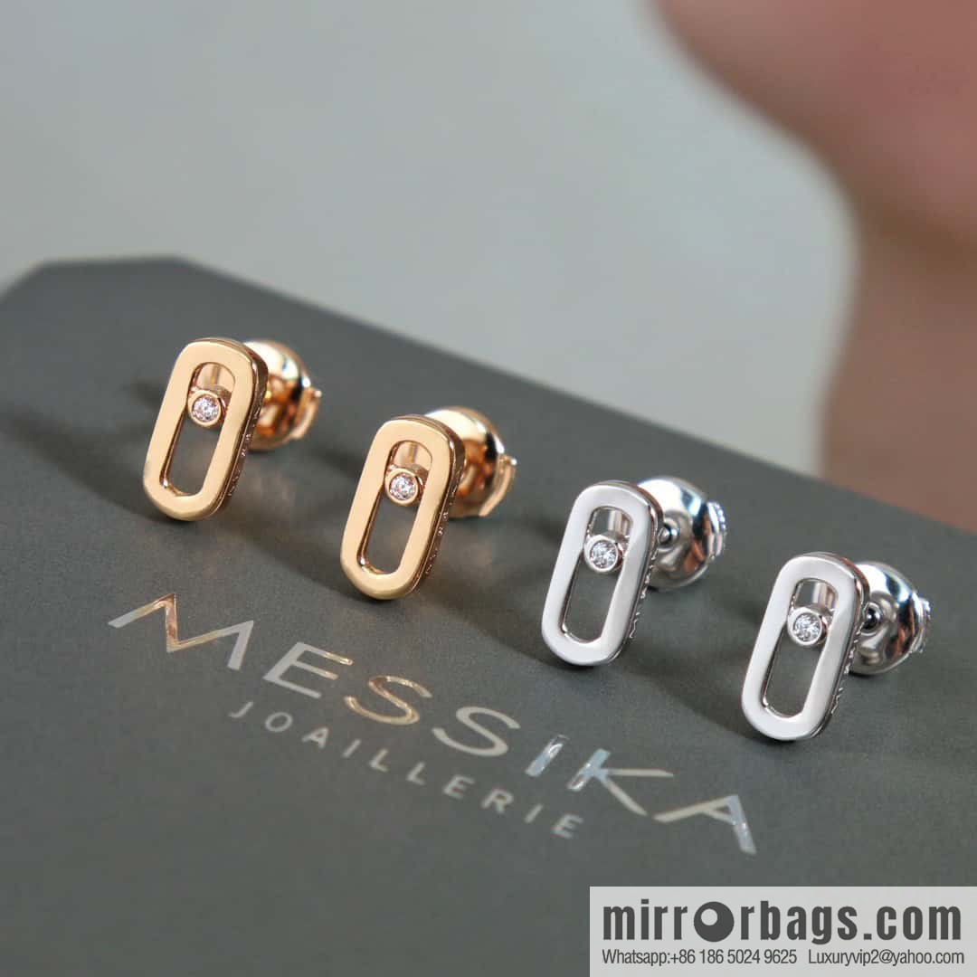 Messika Messika Counter Packaging ☀️ Messika Messika MOVE UNO Gold Stud Earrings