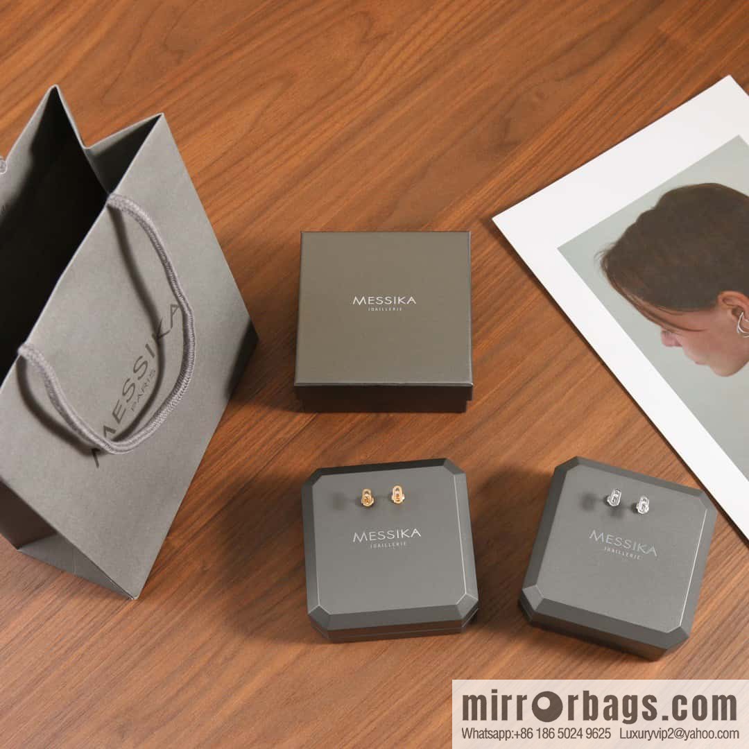 Messika Messika Counter Packaging ☀️ Messika Messika MOVE UNO Gold Stud Earrings