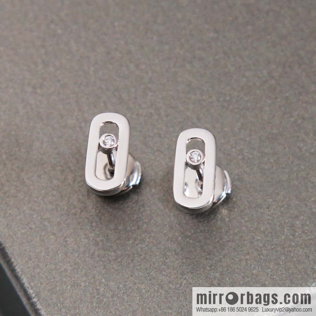 Messika Messika Counter Packaging ☀️ Messika Messika MOVE UNO Gold Stud Earrings