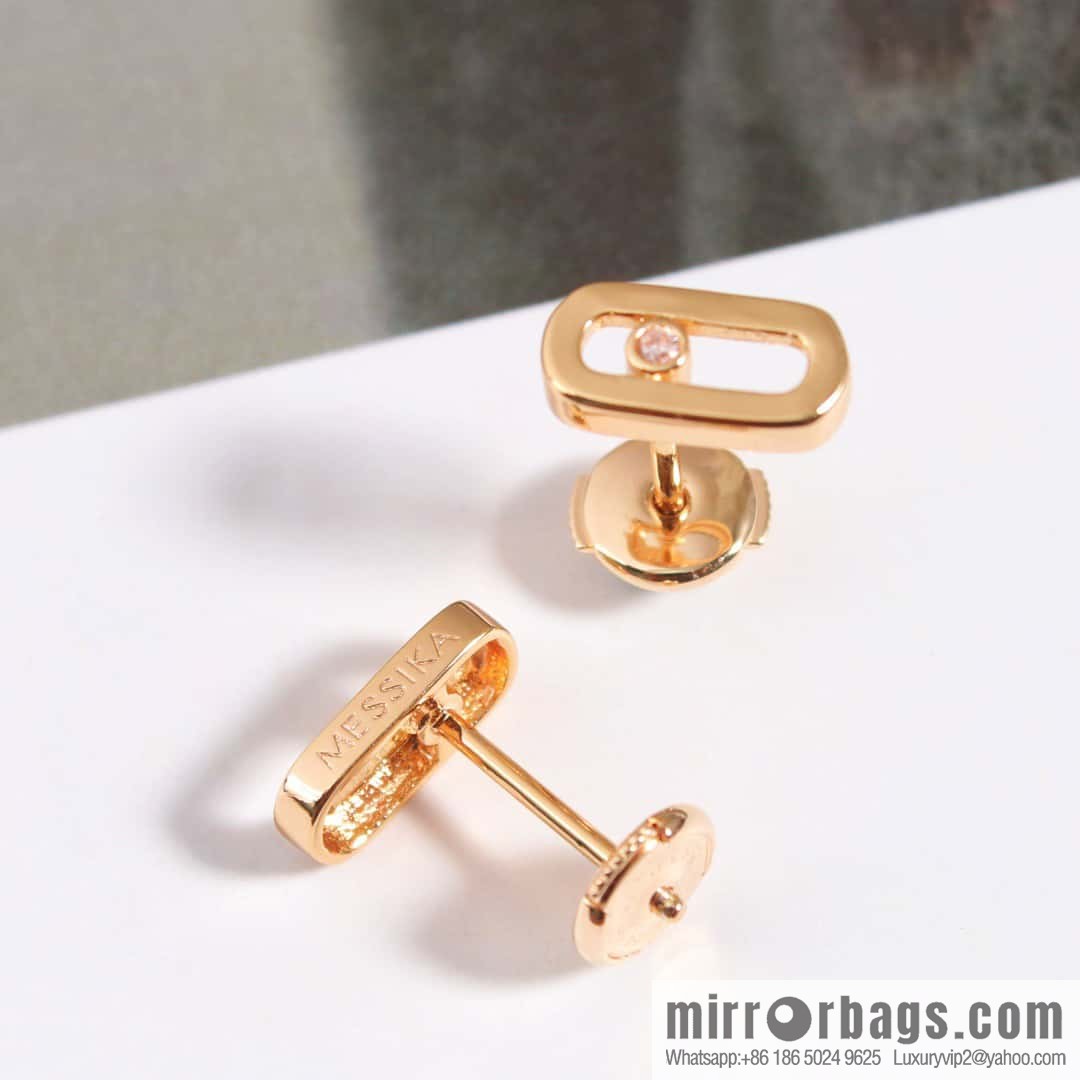 Messika Messika Counter Packaging ☀️ Messika Messika MOVE UNO Gold Stud Earrings