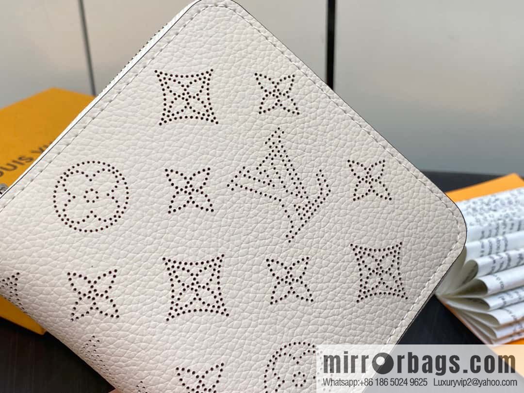 [Premium‑quality] M81558 gray, full leather zipper wallet series