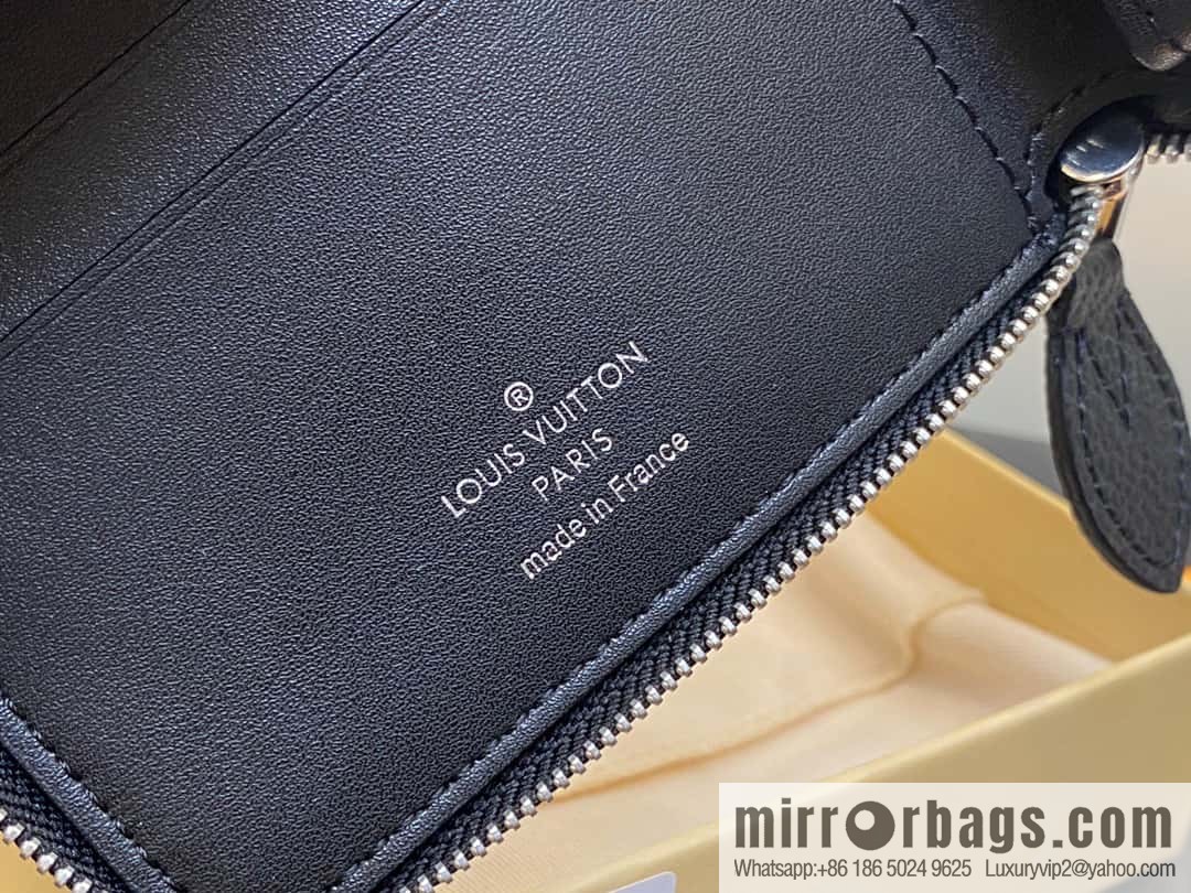 [Premium‑quality] M81558 gray, full leather zipper wallet series