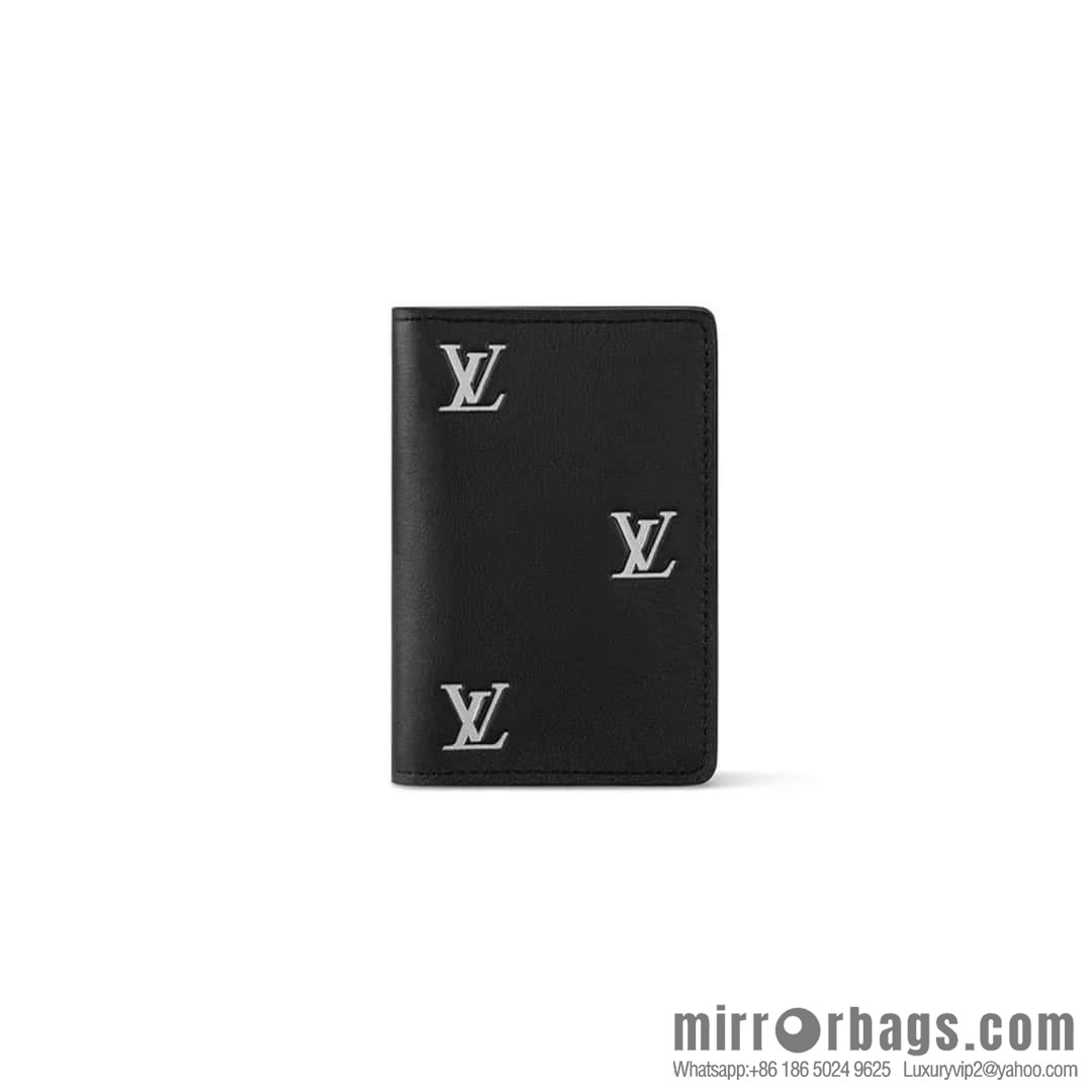 [Premium‑quality] M83192 black full leather card holder wallet series, pocket wallet