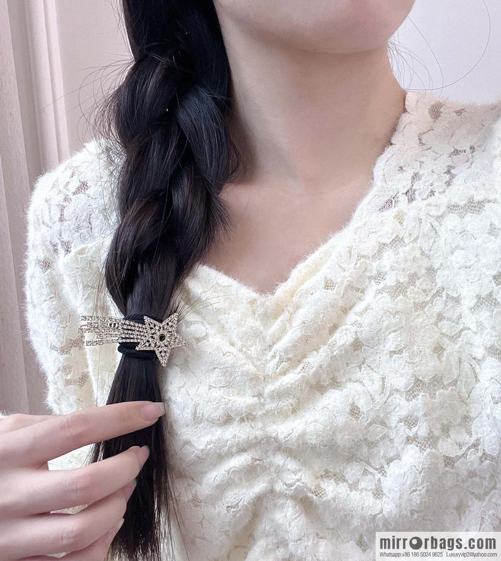 New ☑️ Dior full diamond pentagram comet hairpin hairpin