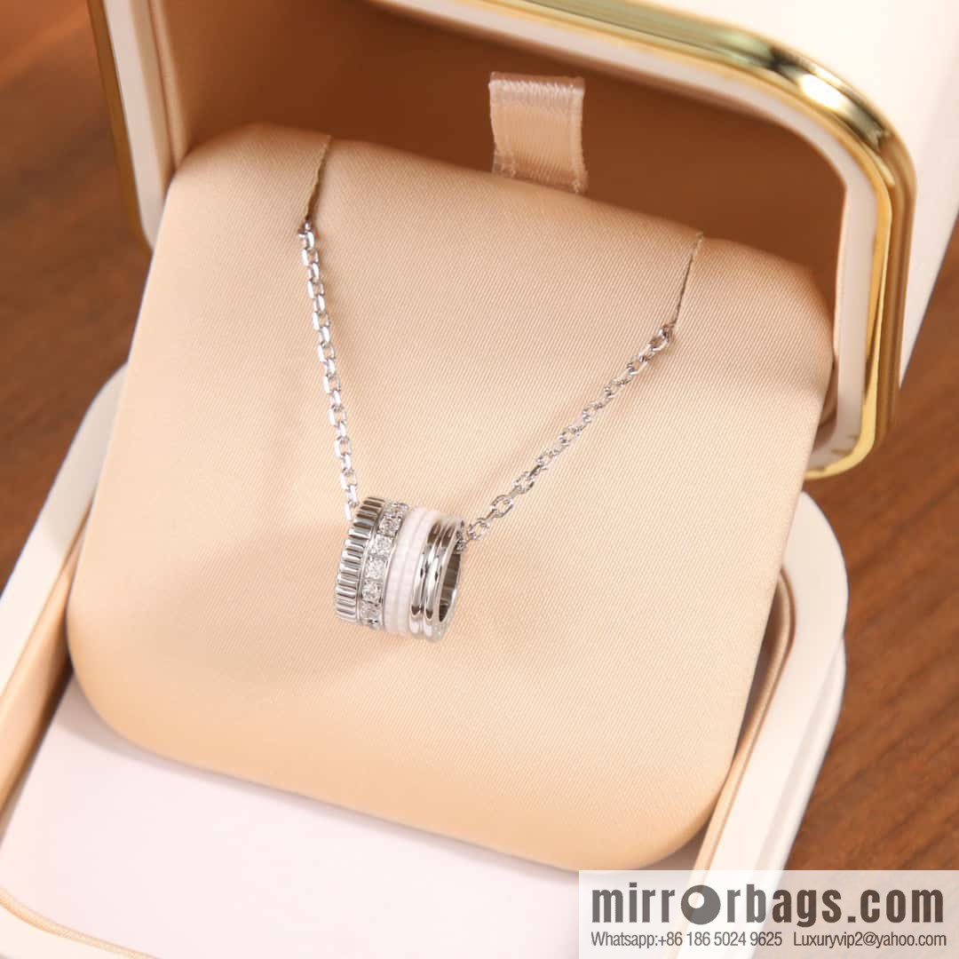 ☀New BOUCHERON/Boucheron Quatre Classique series, the same as Zhou Dongyu, ceramic necklace