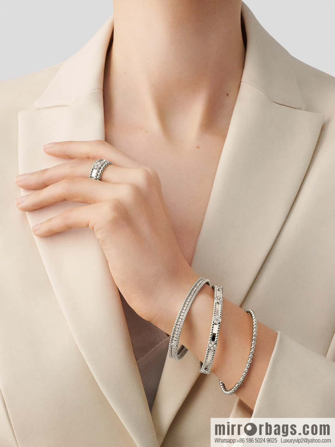❗️New ❗️ ☀️ Van Cleef & Arpels PERLEE Collection Perlee sweet clovers Kaleidoscope Clover Ring ☀️