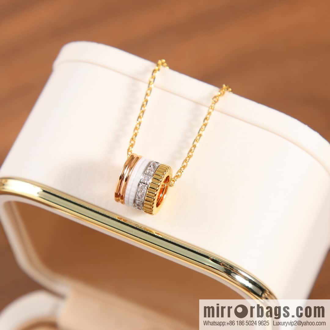 ☀New BOUCHERON/Boucheron Quatre Classique series, the same as Zhou Dongyu, ceramic necklace