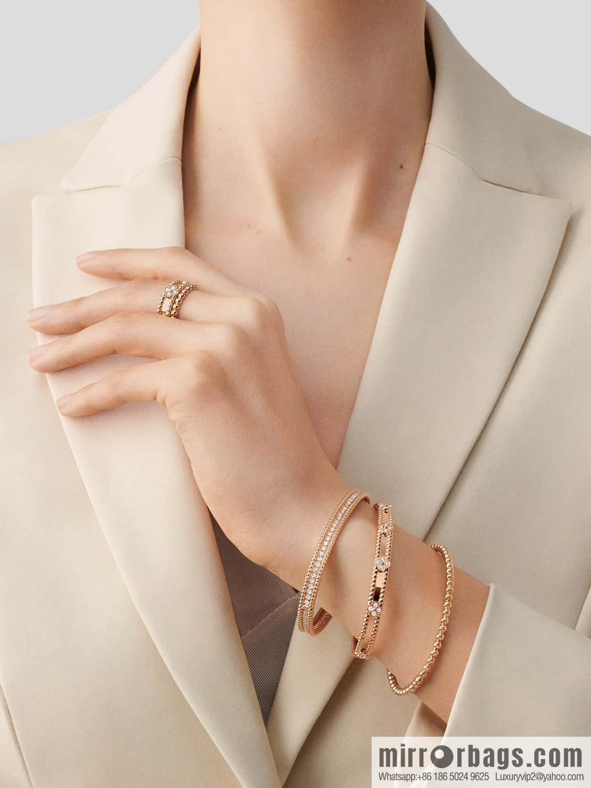 ❗️New ❗️ ☀️ Van Cleef & Arpels PERLEE Collection Perlee sweet clovers Kaleidoscope Clover Ring ☀️