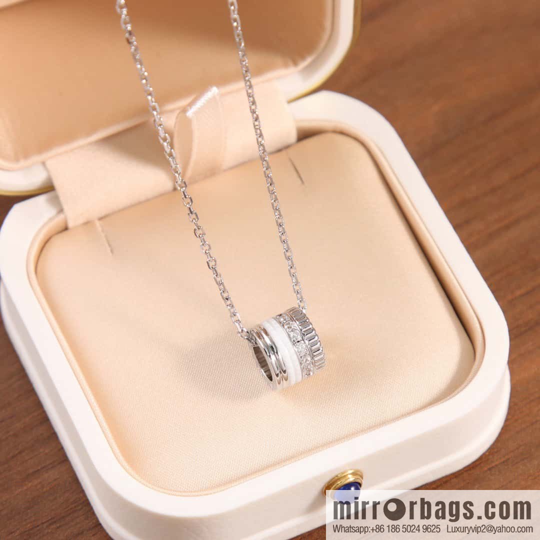 ☀New BOUCHERON/Boucheron Quatre Classique series, the same as Zhou Dongyu, ceramic necklace