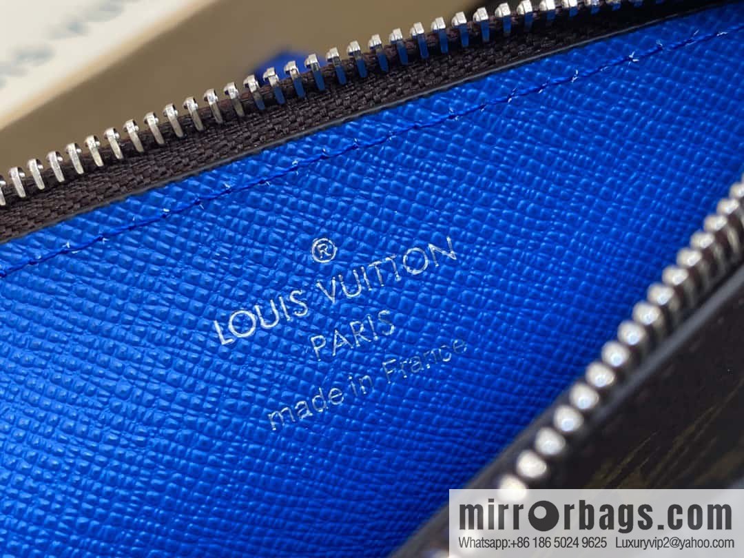 [Premium‑quality] M82908 monogram blue, card clip wallet series, this Coin card holder
