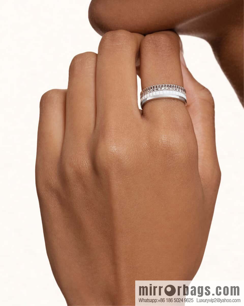 ☀New BOUCHERON/Boucheron Quatre Classique Ceramic Ring