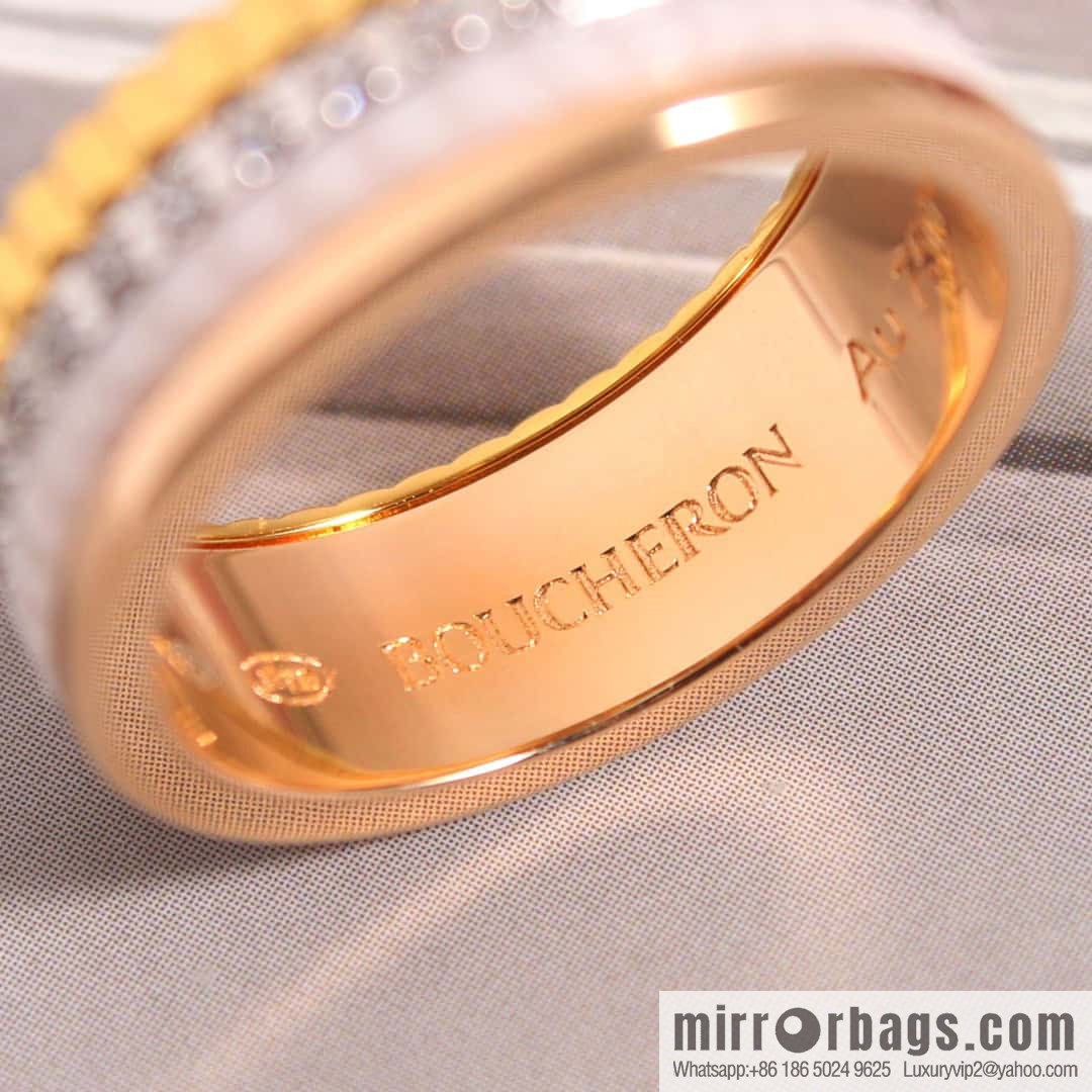 ☀New BOUCHERON/Boucheron Quatre Classique Ceramic Ring