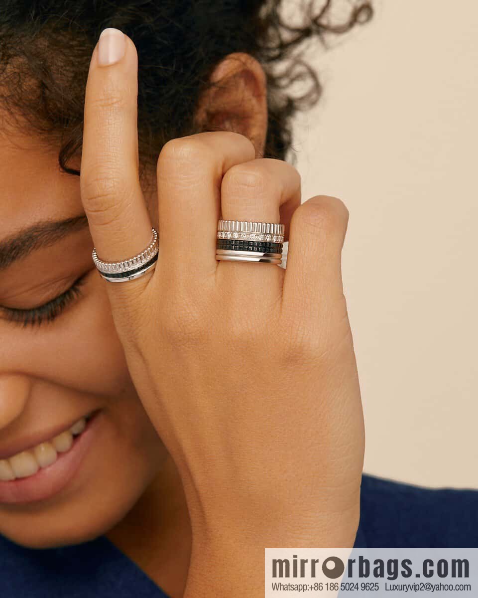 ☀New BOUCHERON/Boucheron Quatre Classique Ceramic Ring