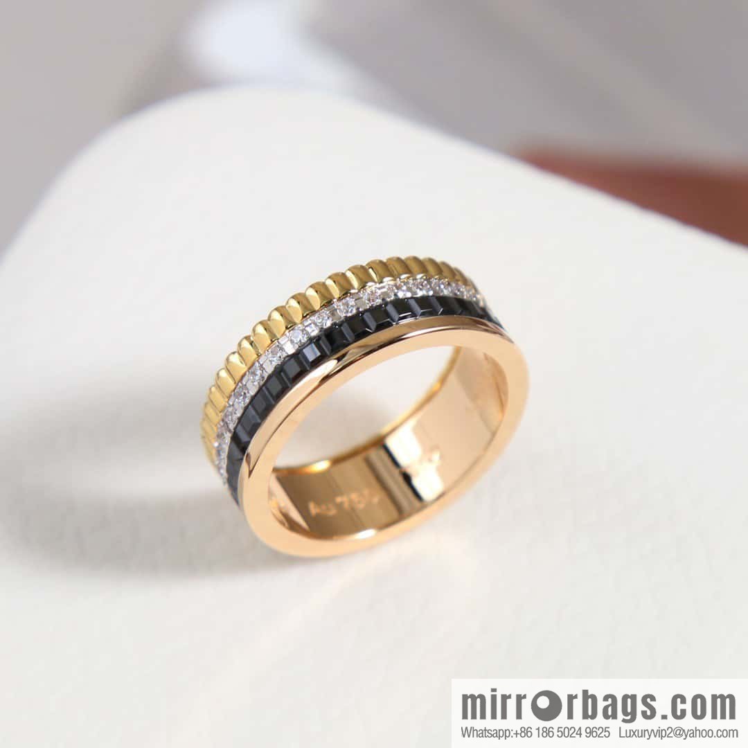 ☀New BOUCHERON/Boucheron Quatre Classique Ceramic Ring