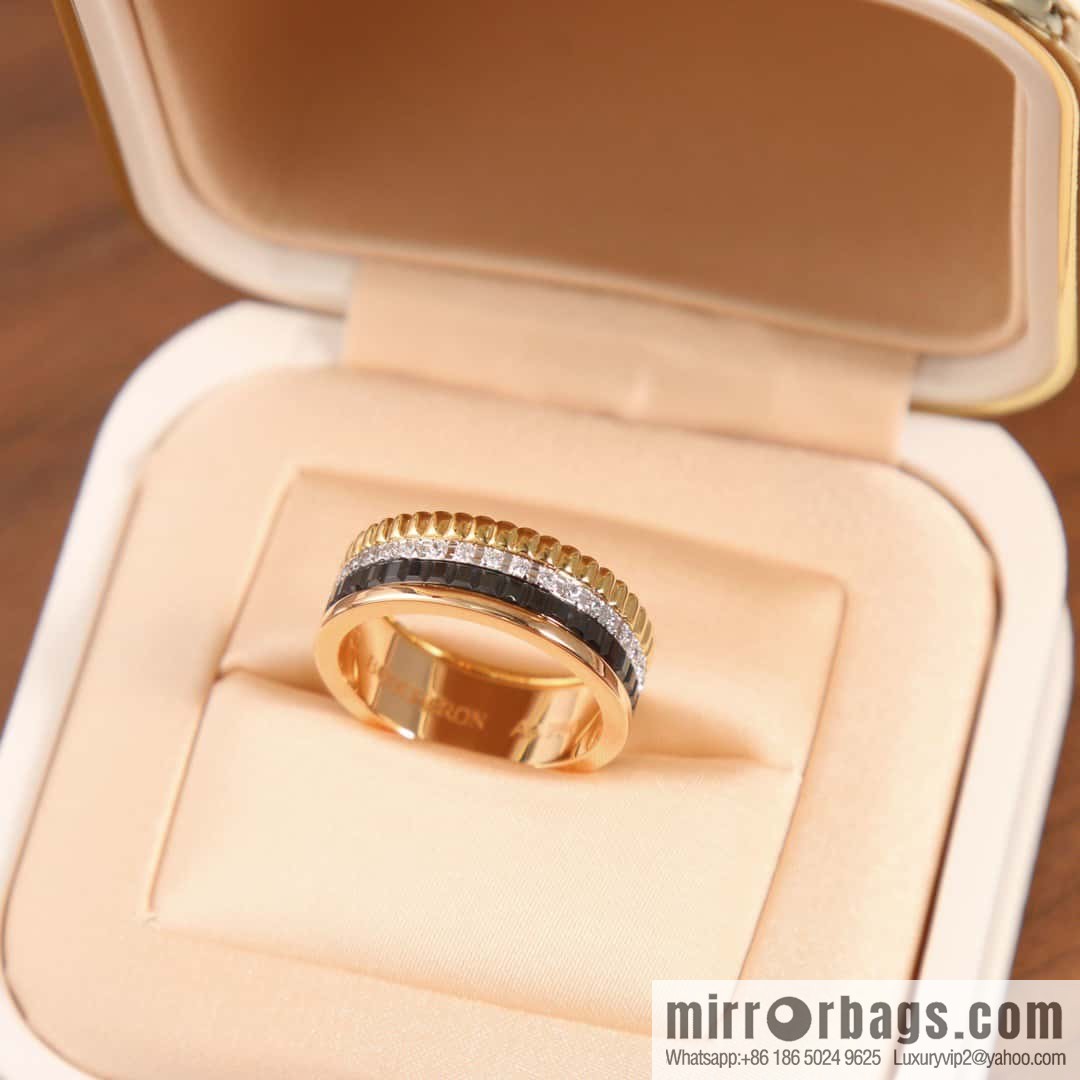 ☀New BOUCHERON/Boucheron Quatre Classique Ceramic Ring