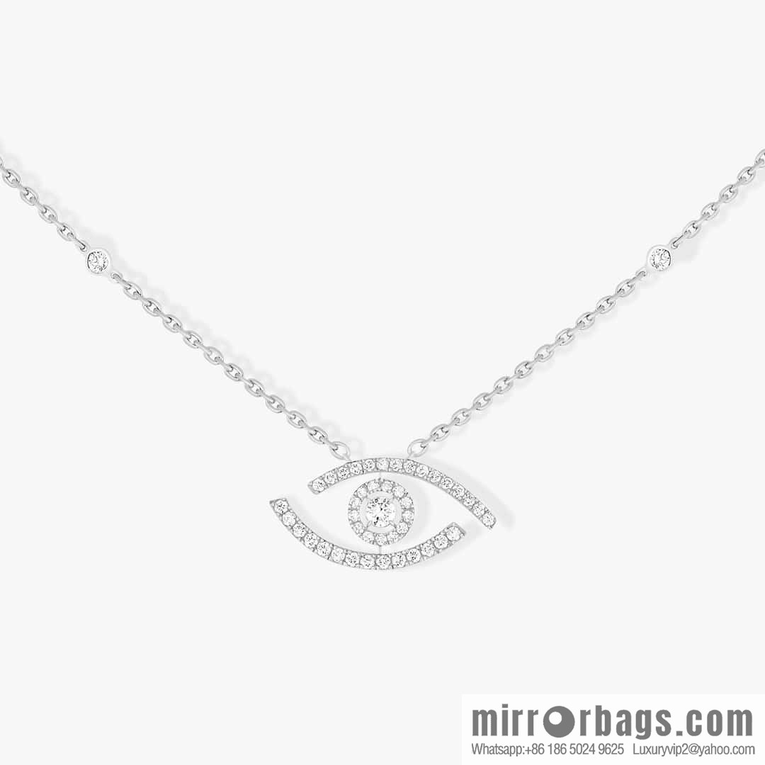 ☀️Messika LUCKY EYE eye diamond necklace ☀️