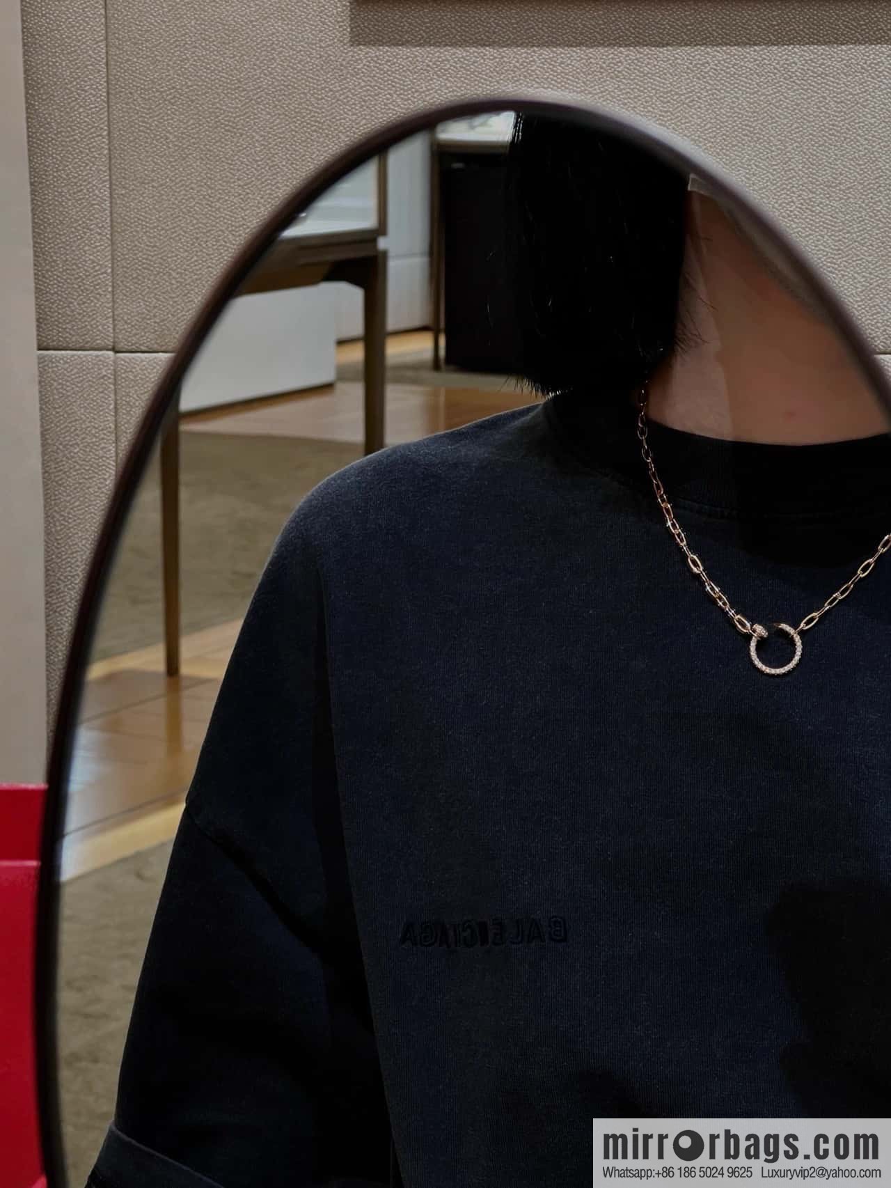 ❗New ❗ ☀ one to one Seiko version ☀ Cartier Cartier new full diamond nail necklace ☀