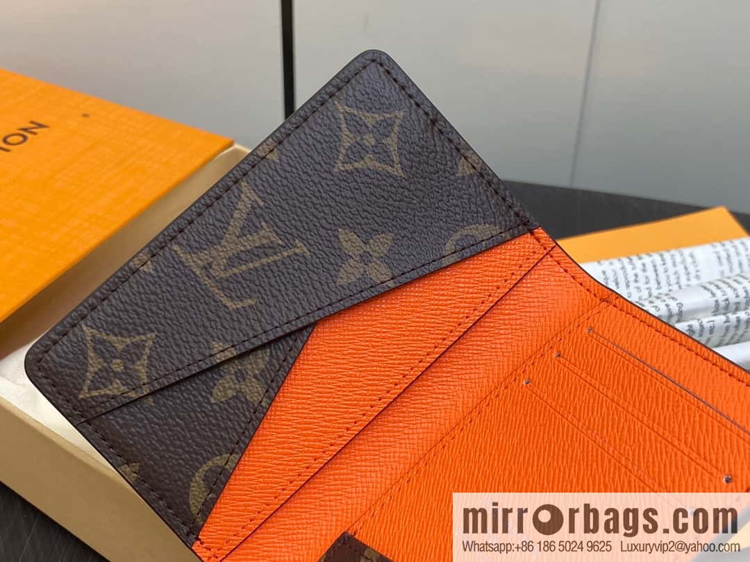 [Premium‑quality] M82955 monogram orange, card holder wallet series, this Coin card holder, pocket card holder