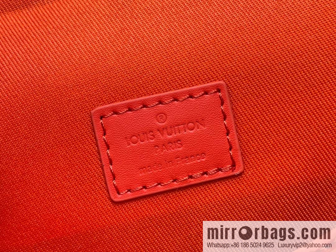 [Premium‑quality] M23764 red letters, full leather epi backpack series Christopher medium backpack M41709 M41379