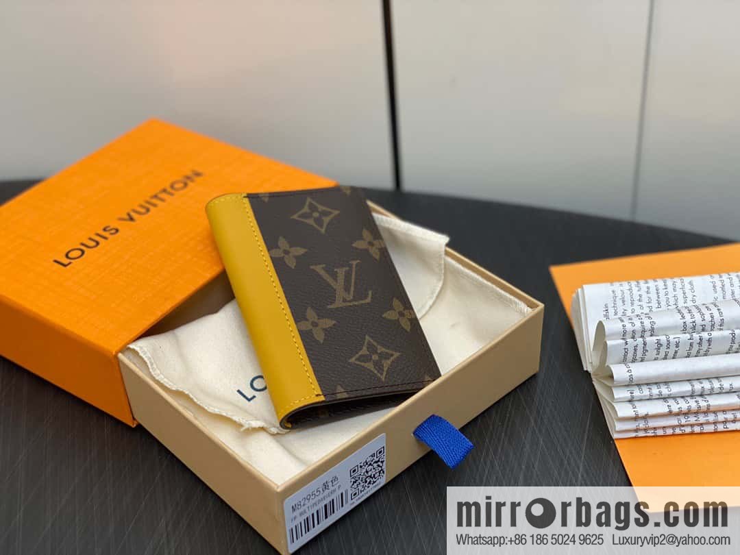 [Premium‑quality] M82955 monogram yellow, card holder wallet series, this Coin card holder, pocket card holder