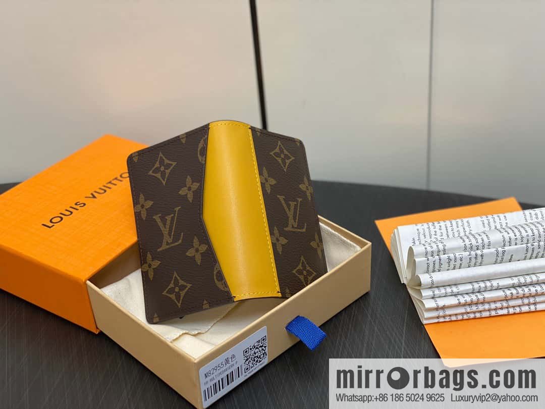 [Premium‑quality] M82955 monogram yellow, card holder wallet series, this Coin card holder, pocket card holder
