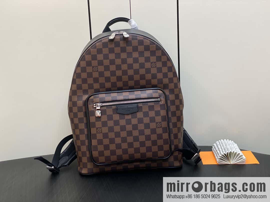 [Premium‑quality] M40365 coffee grid backpack series JOSH backpack M45349 M40365