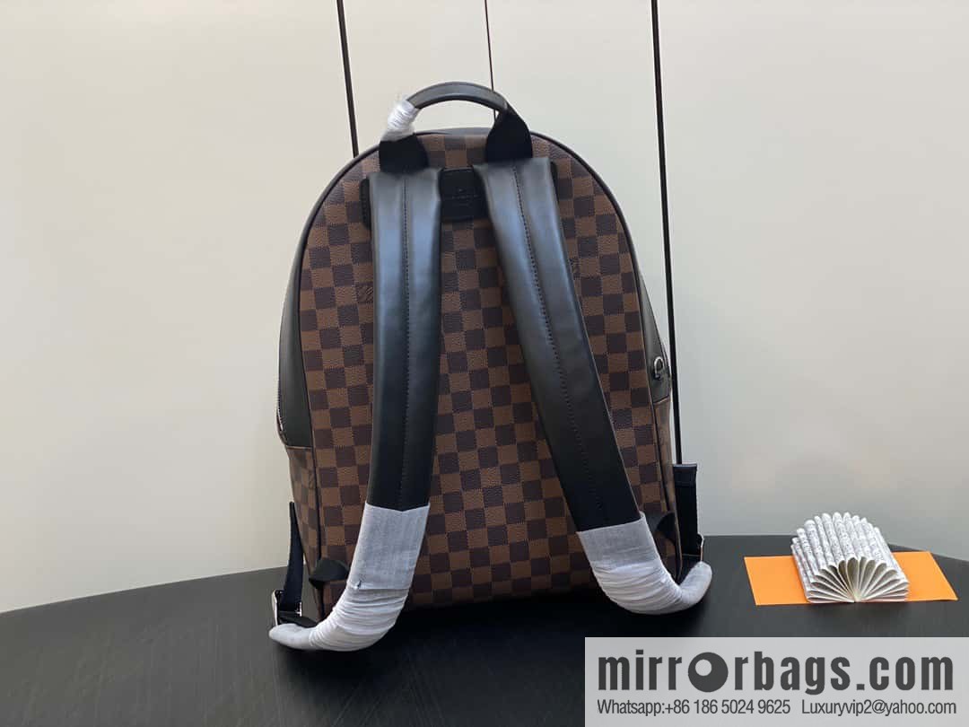 [Premium‑quality] M40365 coffee grid backpack series JOSH backpack M45349 M40365