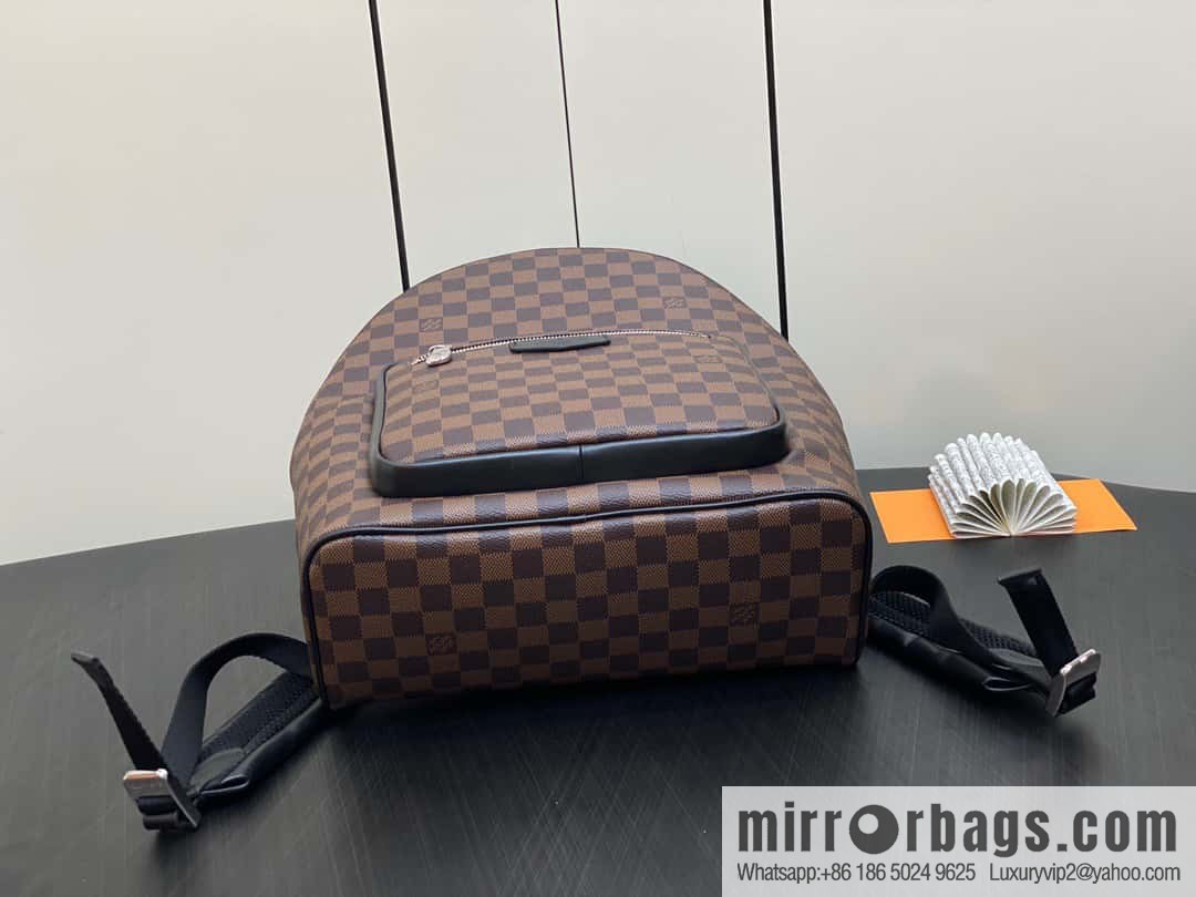 [Premium‑quality] M40365 coffee grid backpack series JOSH backpack M45349 M40365