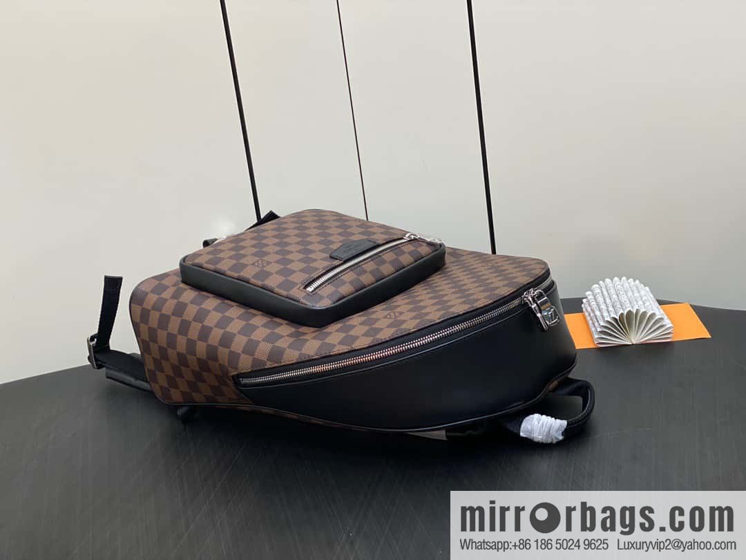 [Premium‑quality] M40365 coffee grid backpack series JOSH backpack M45349 M40365