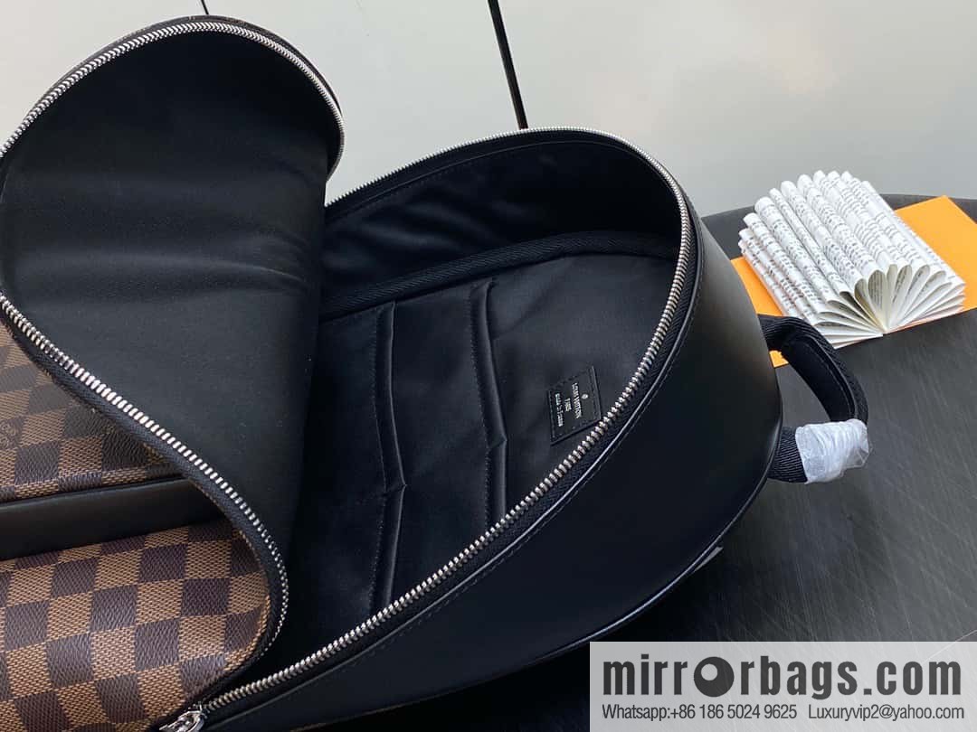 [Premium‑quality] M40365 coffee grid backpack series JOSH backpack M45349 M40365