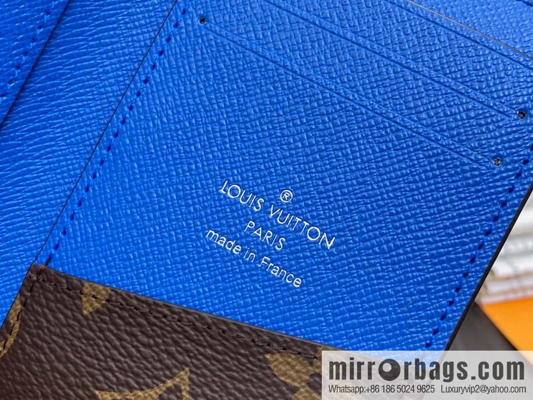 [Premium‑quality] M82955 monogram blue card holder wallet series, this Coin card holder, pocket card holder