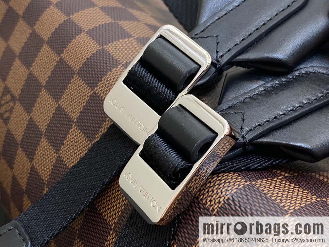 [Premium‑quality] M40365 coffee grid backpack series JOSH backpack M45349 M40365
