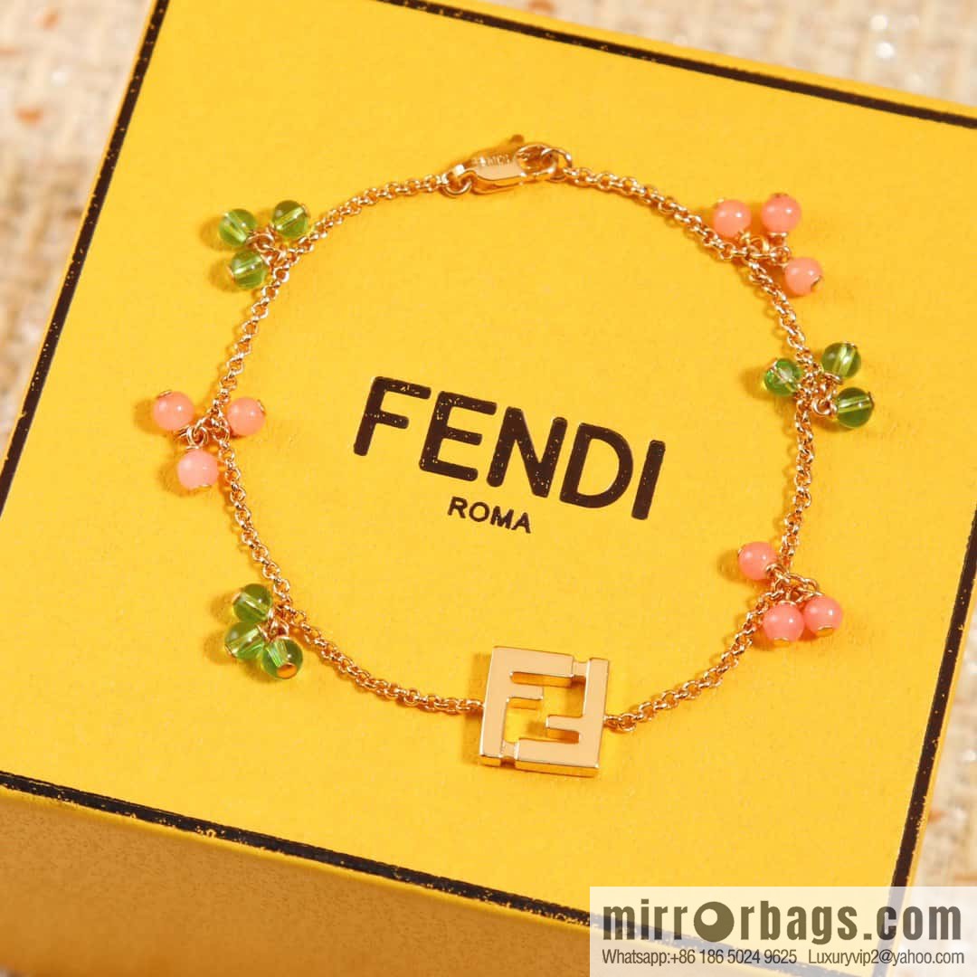 ☀New Fendi Fendi Double F Pearl Bracelet ☀