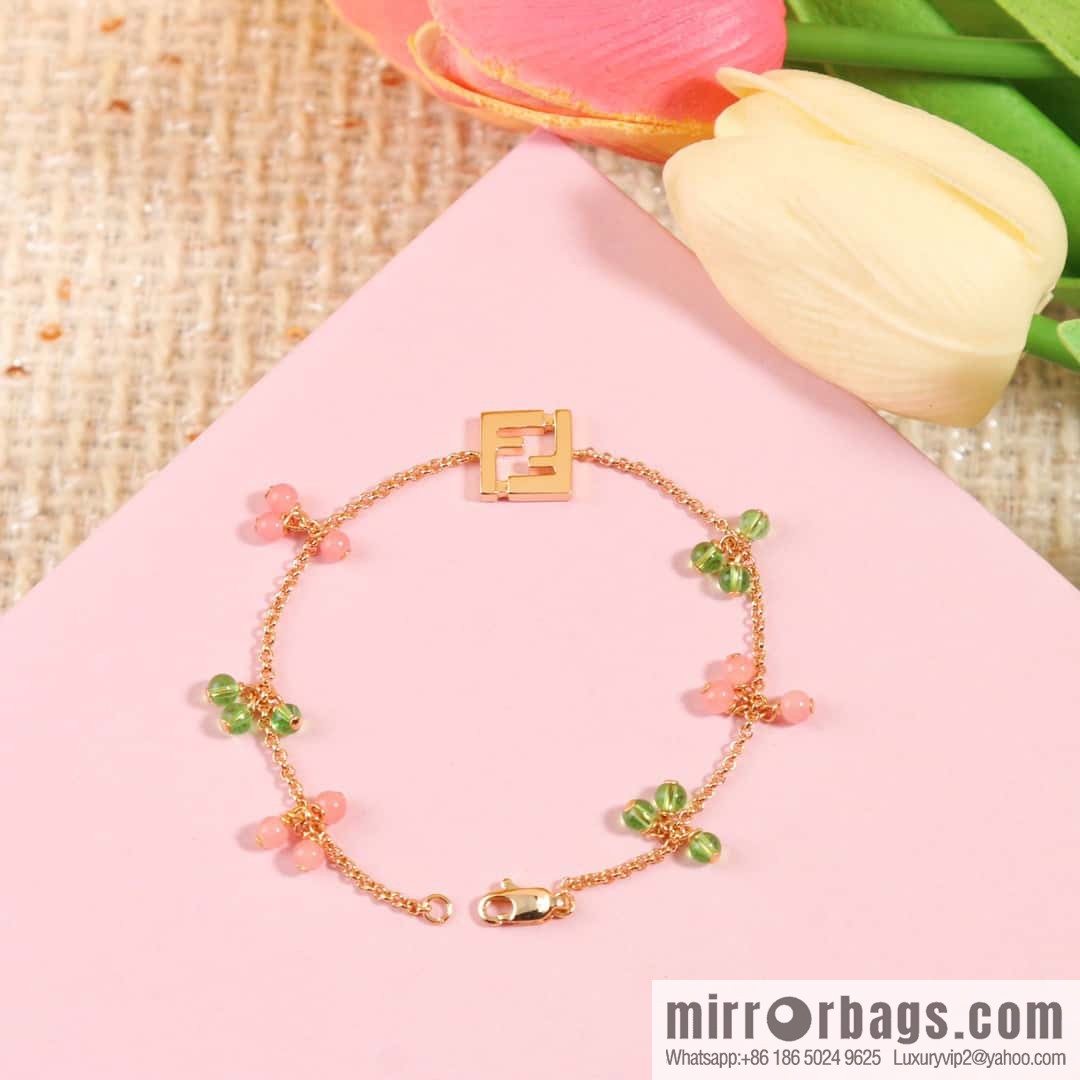 ☀New Fendi Fendi Double F Pearl Bracelet ☀
