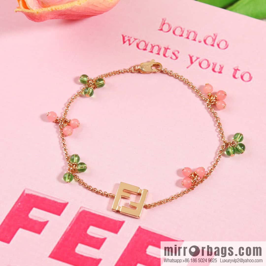 ☀New Fendi Fendi Double F Pearl Bracelet ☀