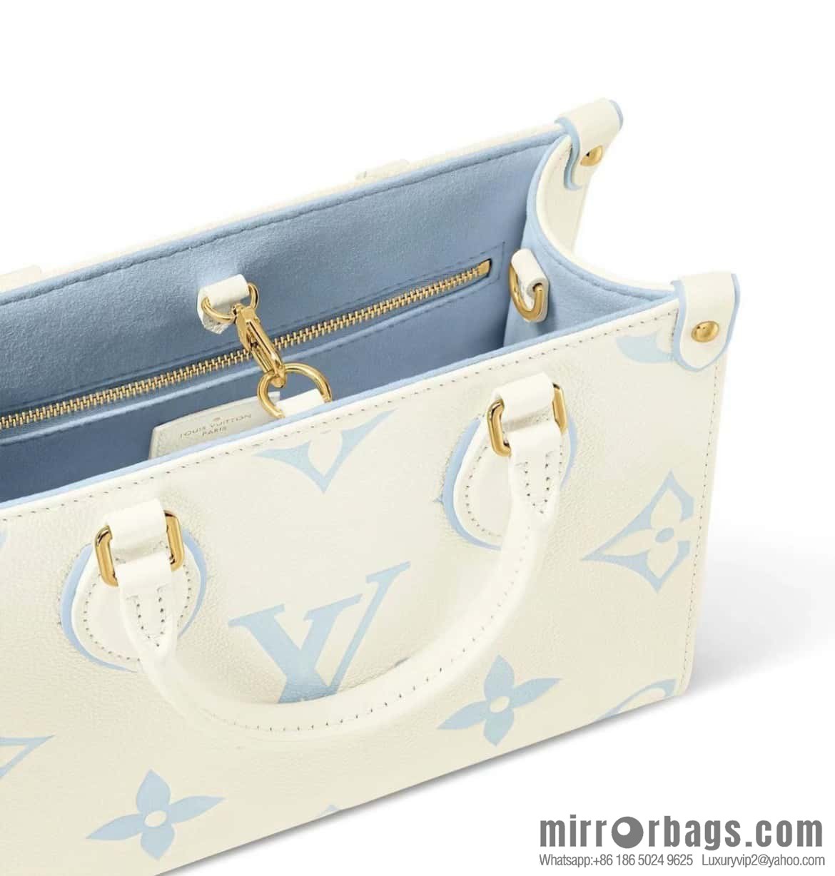 [Boutique‑grade] M45653 blueberry milk M46833 M46569 full leather square bag series, this OnTheGo small handbag.