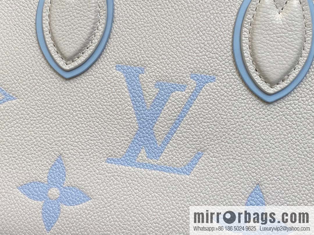 [Boutique‑grade] M45653 blueberry milk M46833 M46569 full leather square bag series, this OnTheGo small handbag.
