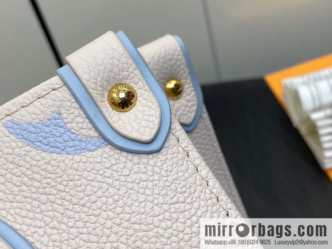 [Boutique‑grade] M45653 blueberry milk M46833 M46569 full leather square bag series, this OnTheGo small handbag.