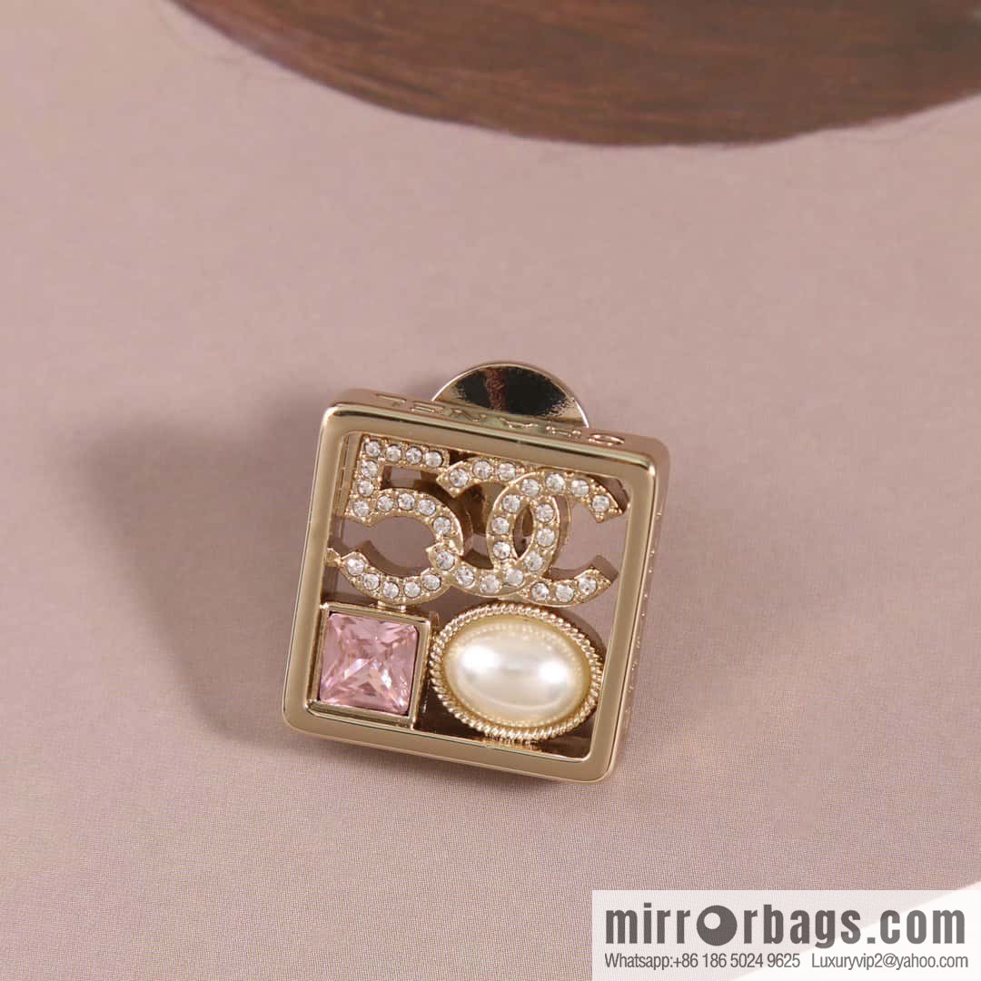 [Three in one] ☀️ new ☑️ Chanel double c bag square diamond three-piece brooch ☀️