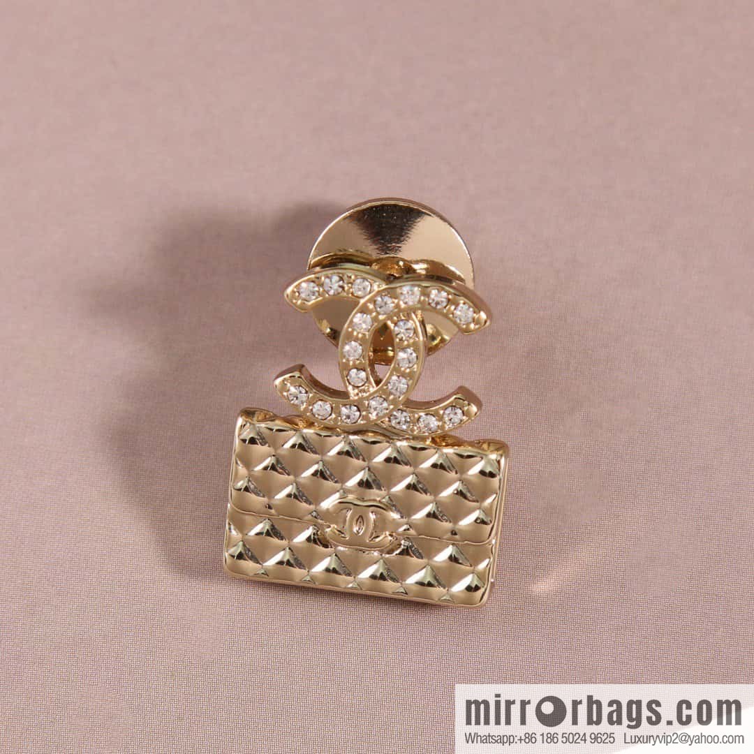 [Three in one] ☀️ new ☑️ Chanel double c bag square diamond three-piece brooch ☀️