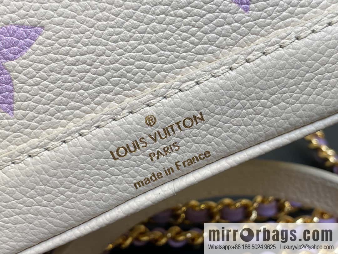 [Boutique‑grade] M82933 taro milk tea purple, full leather mini Nano Noé bucket bag M81626 M46291 Nano Noé handbag