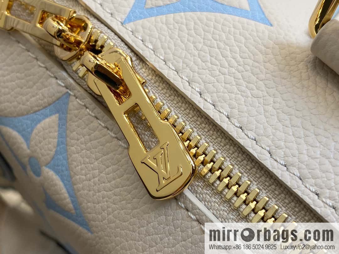 [Premium‑quality] M46397 blueberry milk, full leather speedy pillow bag series Speedy Bandoulière 20 handbag