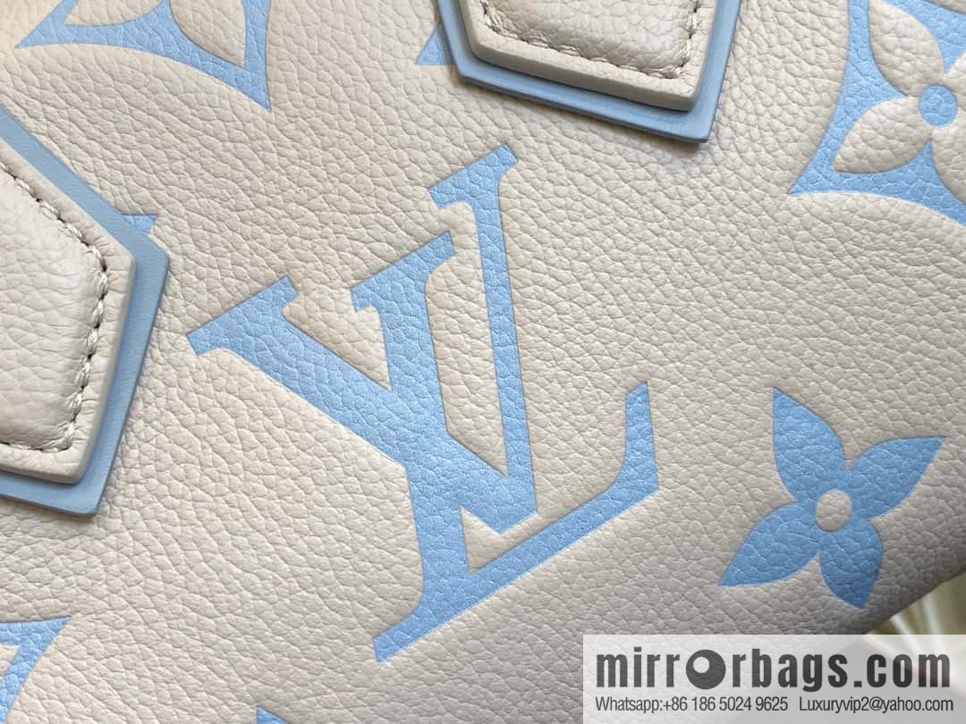 [Premium‑quality] M46397 blueberry milk, full leather speedy pillow bag series Speedy Bandoulière 20 handbag