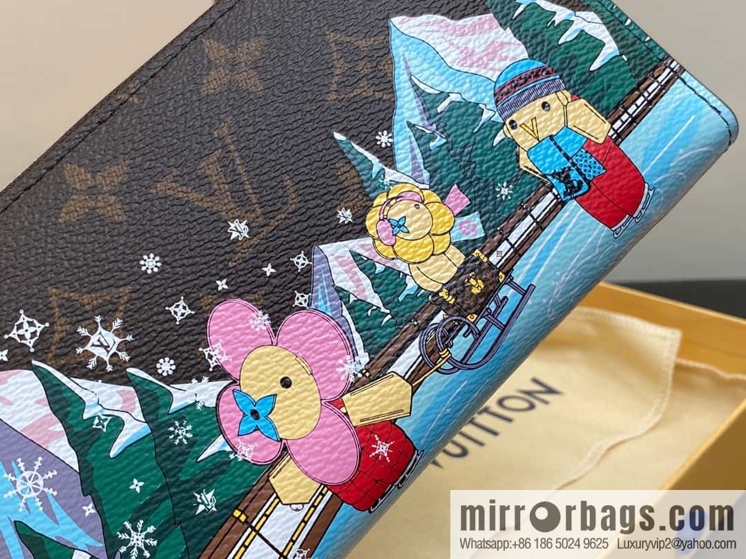 [Boutique‑grade] M42616 Christmas single zipper wallet series Zippy zipper wallet