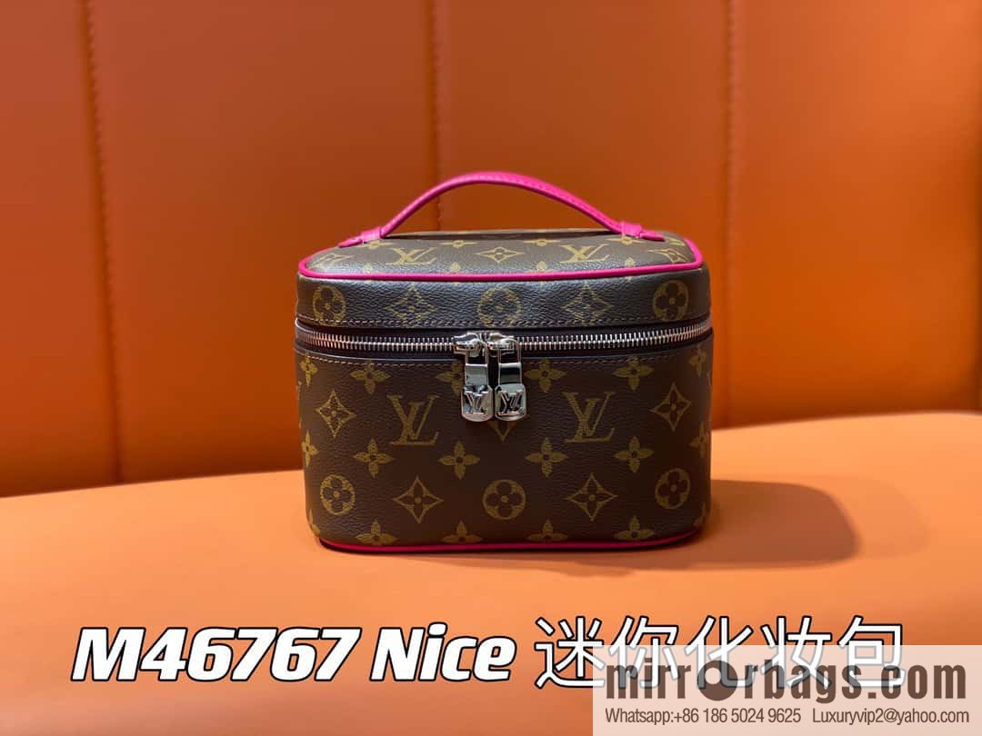 [Boutique‑grade] M46767 monogram plum red pouch series Nice mini pouch M46766